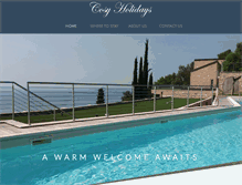 Tablet Screenshot of cosyholidays.com